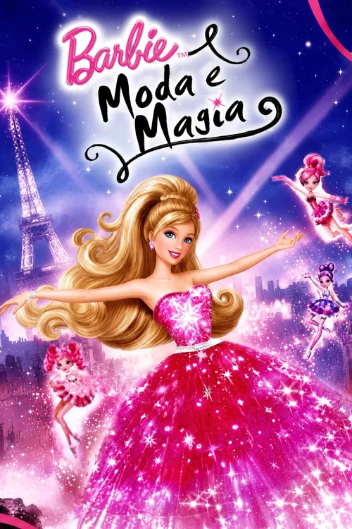 Pôster de Barbie: Moda e Magia
