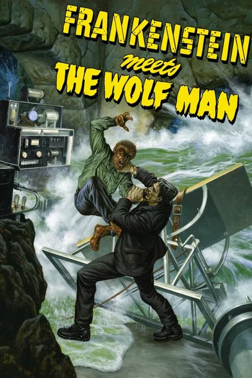 Pôster de Frankenstein Encontra O Lobisomem