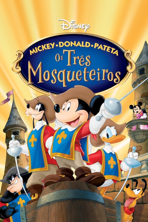 Pôster de Mickey, Donald e Pateta: Os Três Mosqueteiros