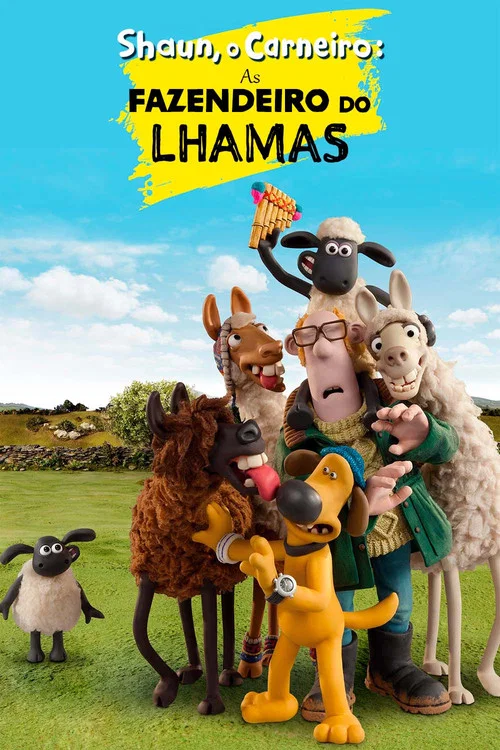 Pôster de Shaun, o Carneiro: As Lhamas do Fazendeiro