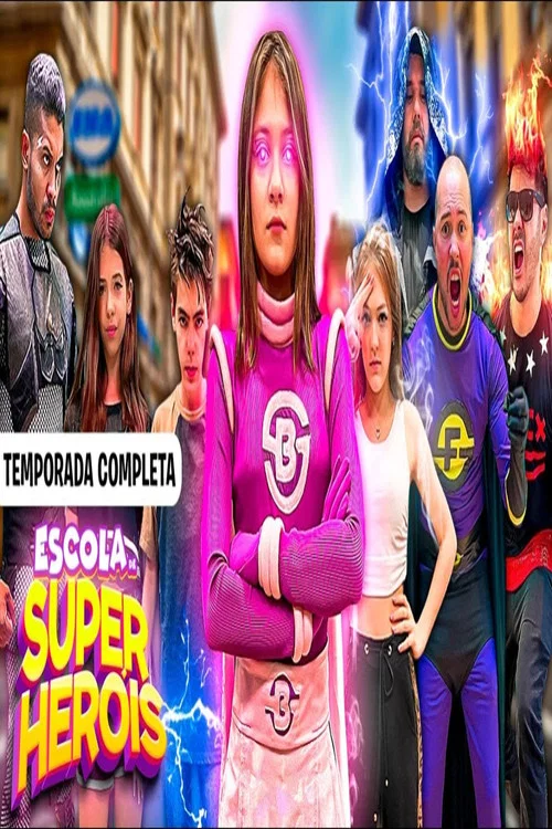 Pôster de Escola de Super Heróis