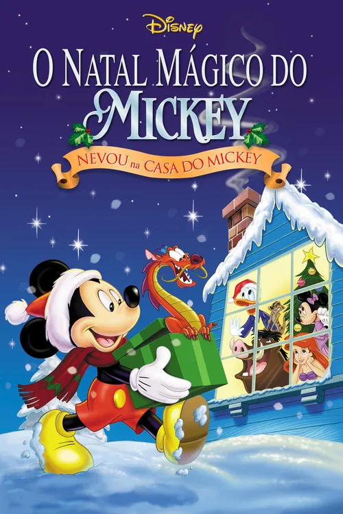 Pôster de O Natal Mágico do Mickey - Nevou na Casa do Mickey