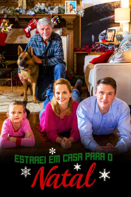 Pôster de Estarei em Casa para o Natal