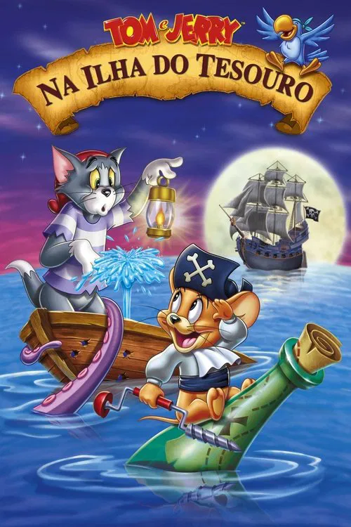 Pôster de Tom e Jerry: Na Ilha do Tesouro