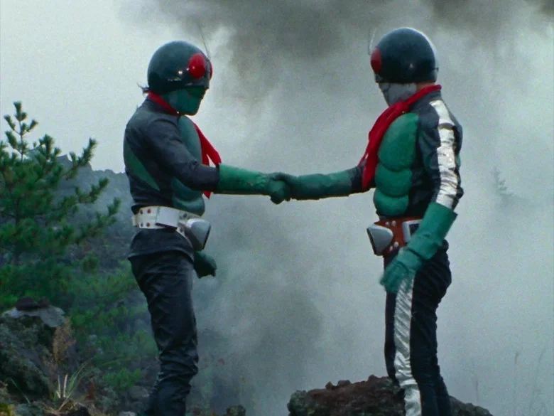 Cena do episódio 41: O Monstro de Magma Ghoster Confronto em Sakurajima