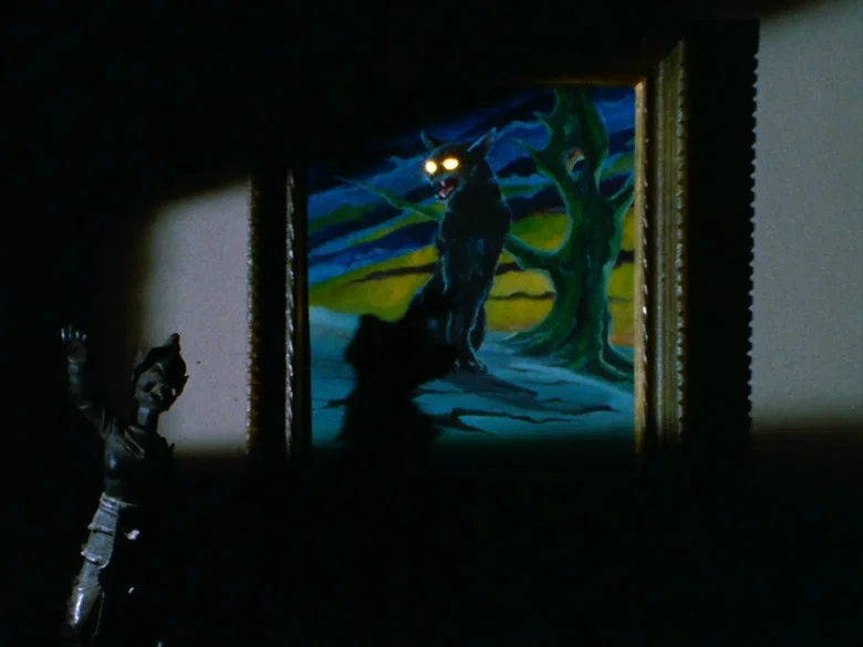 Cena do episódio 88: A Bizarra Pintura de Gato Preto que Clama por Sangue!